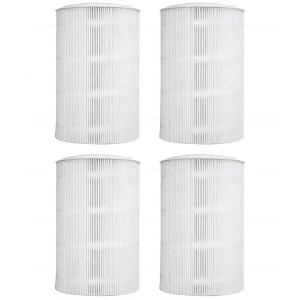 Nispira Premium Foldable HEPA Particle and Activated Carbon Filter Replacement for Blueair Blue Pure 411, 411+ & MINI Air Purifiers. 4 Packs - 1 of 4