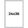 PosterPalooza | Classic Silver Picture Frame - UV Acrylic, Foam Board Backing, Hanging Hardware - 2 of 4