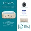 Bestway SaluSpa Rome Smart AirJet Inflatable Hot Tub Square Portable 5-7 Person Spa with 180 AirJets, App Control and EnergySense Cover, Sand Marble - 3 of 4