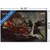 Trends International Dungeons and Dragons - Drizzt vs Demogorgon Framed Wall Poster Prints - 3 of 4