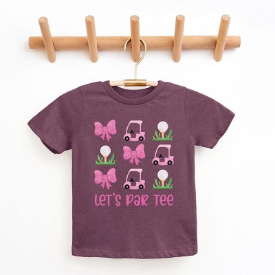 The Juniper Shop Let's Par Tee Coquette Toddler Short Sleeve Tee