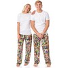 Nintendo Men's Super Mario Character Collage Soft Polyester Pajama Pants - 4 of 4