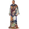 Star Wars: The Mandalorian Mando Adult Silk Touch Throw Blanket with Sleeves, 48" x 71" Multicolored - 2 of 4