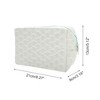 Unique Bargains Lightweight Rectangle Octagonal Dots Organizer Toiletry Bag 1 Pc - 2 of 4