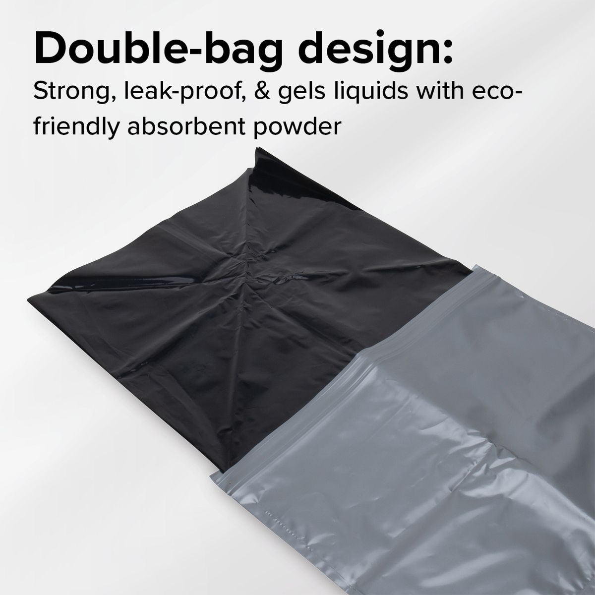 Camco Leak Proof Double Lined Camping Toilet Waste Bags, Travel Bucket Potty Bags for Camping, Hunting, & Outdoor Activities 10 Pack - thumbnail 4