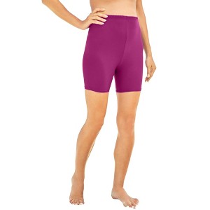 Swim 365 Women's Plus Size Swim Boy Short - 1 of 4