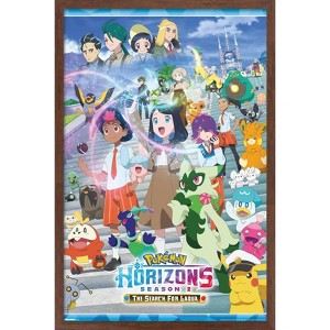 Trends International Pokémon Horizons: Season 2 - Key Art Framed Wall Poster Prints - 1 of 4