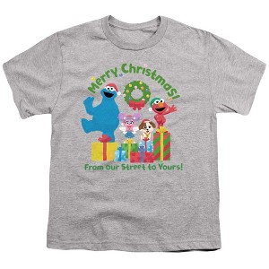 Boys' Sesame Street Merry Christmas, From Our Street To Yours T-Shirt - 1 of 4