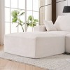 CAVINAS 40.7"W High Density Foam Ottoman Module for Sectional Sofa,Ultra Plush Corduroy Fabric Cloud Sleeper Sofa for Living Room,Frameless - 4 of 4