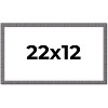 PosterPalooza | Textured Grey Picture Frame - UV Acrylic, Backing Board, Hanging Hardware Included - 2 of 4