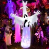 Tangkula 8FT Giant Halloween Inflatable Ghost Blow-up Yard Decoration with Built-in LED Lights & Magic Rotating Lamp Easy Inflation Waterproof Blower - 2 of 4