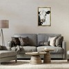 Stupell Industries Up Close Cow Black Framed Floater Canvas Wall Art - 2 of 4