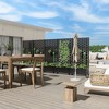 PexFix Outdoor Metal Trellis with Planter Box in Squares Pattern - 2 of 4