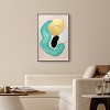 Art Remedy Abstract Earring Contemporary Shapes Abstract Wall Art Framed - 2 of 4