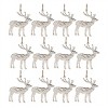 Etched Metal Deer Ornament (Set of 12) - 3 of 3