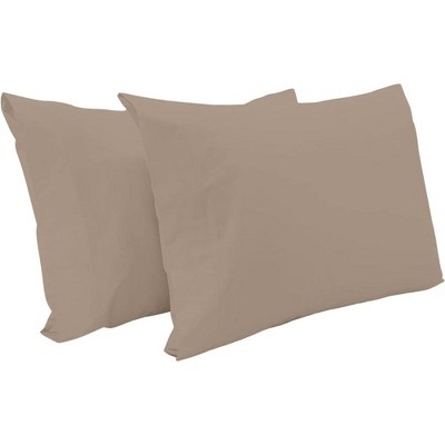 Taupe Cotton Standard/Queen Pillowcase Set - 2 Pack