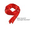 Allegra K Women's Self-Tied Solid Color Ribbon Cosplay Elegant Long Neck Bowties - 3 of 4