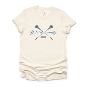 Yale University Lacrosse Sticks - Women's Short Sleeve Graphic T-Shirt - 1 of 4
