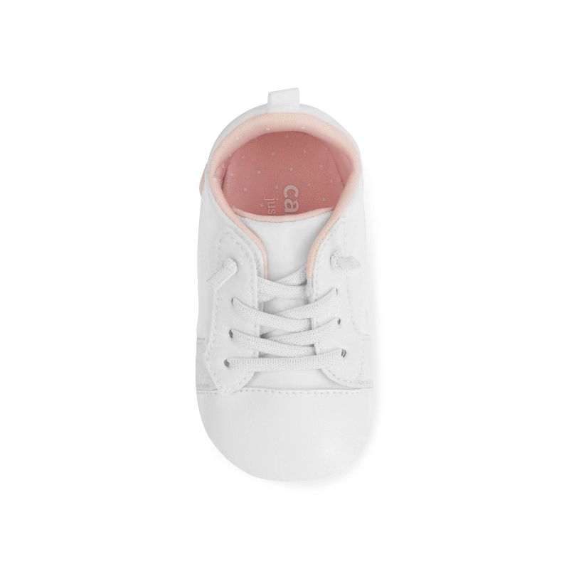 Carter's Just One You®️ Baby Sneakers - White, 3 of 5