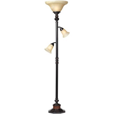 Kathy Ireland Sonnett 72" HIgh 3-Light Torchiere Floor Lamp