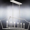 Urban Ambiance Luxury Transitional Chandelier 15.125''H x 42''W,  Brushed Nickel Finish,  Coronado Collection, UHP4271 - 4 of 4