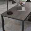 FUFU&GAGA Adjustable L Shaped Study Table Storage Drawers - 2 of 4