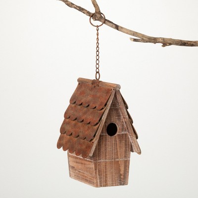 10.5"h Sullivans Copper Shingled Birdhouse, Natural : Target
