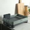 Gibson Home Nestcraft Full Size Rust Resistant Dish Rack with Drain Board and Flatware Caddy. - 3 of 4