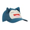 Pokémon Big Face Snorlax Adult Blue Traditional Adjustable Hat - 4 of 4