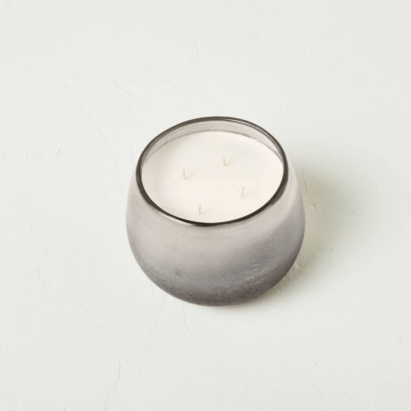 Tranquility Fashion Salted Glass Wellness Jar Candle Gray - Casaluna™, 5 of 10