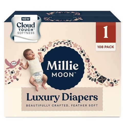 Millie Moon Luxury Diapers - (select Size And Count) : Target