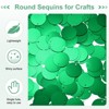 Unique Bargains PVC Durable Lightweight Bend-Resistant Sequin Embellishments 450 Pcs Dark Green - 2 of 4