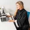 PAVILIA Wearable Blanket with Sleeves for Women Men Adults, Warm Soft Plush Snuggle Pocket Sleeved TV Throw - 4 of 4