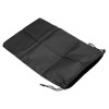 Unique Bargains Oxford Cloth Double Drawstrings Storage Bag Black - 3 of 4