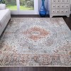 Vintage Floral Classic Medallion Indoor Area Rug or Runner by Blue Nile Mills - 2 of 4