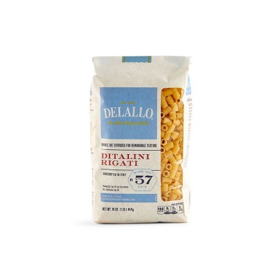 DeLallo Ditalini Pasta, 16 oz Bag, (7 Pack)