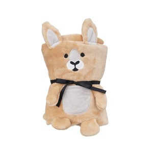C&F Home Kangaroo Blanket Tan 44" X 30" Cute Children's Throw Foldable Ultra-Soft For Kids - 1 of 2