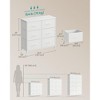 6-Drawer Dresser - Steel Frame Storage Organizer with Non-Woven Fabric Drawers, Multi-Use TV Stand, Easy Assembly - 4 of 4