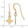 Black Bow Jewelry 14k Yellow Gold Plated Sterling Silver Furman Paladins NCAA Dangle Earrings - 2 of 3