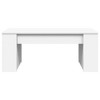 vidaXL Coffee Table White 40.2"x21.7"x16.5" Engineered Wood - 4 of 4