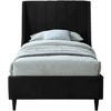 Meridian Furniture,Eva Velvet Bed - 2 of 4