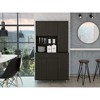 VYNXARIA Della 90" Black Kitchen Pantry with Drawer, Cabinets & Open Shelves - 2 of 4