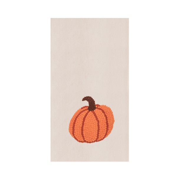 Toalla de Cocina de Harina C&F Home Calabaza Nudo Francés de Algodón