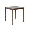 Vynxaria Elegant Walnut Square Dining Table for Small Spaces ¨C Seats 4 - 2 of 4