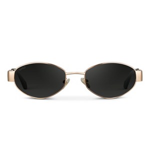WMP Eyewear Womens 90s-Inspired Small Frame Retro Oval Sunglasses - 1 of 4