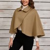 Coolmee Women's Shawl Wraps Cloak Cape Warm Pullover Winter Soft Shawl Cover Up - 4 of 4