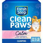 Fresh Step Clean Paws Calm Cat Litter - 22.5lbs