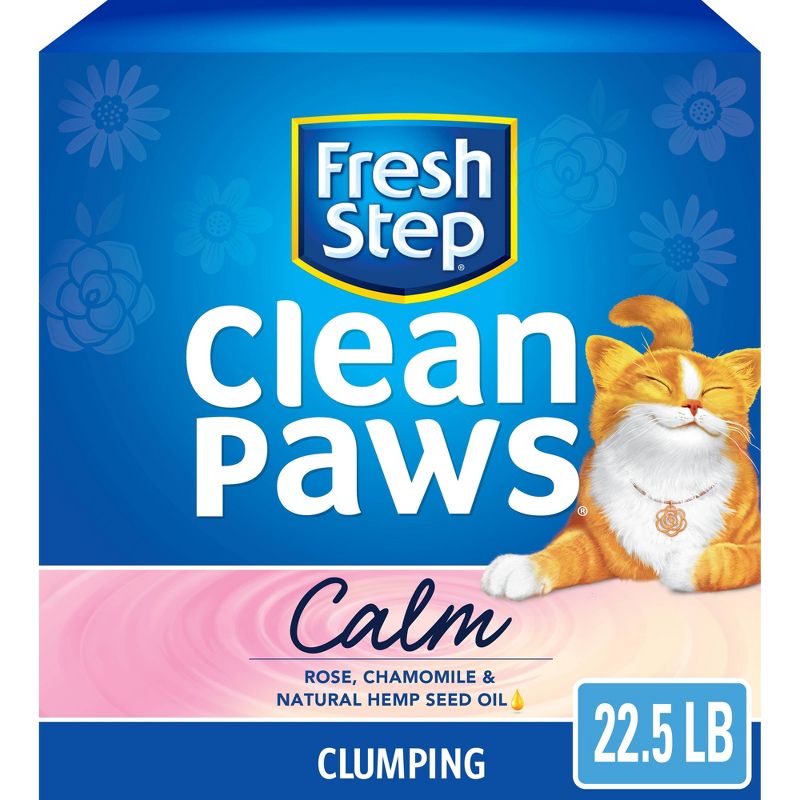 Fresh Step Clean Paws Calm Cat Litter - 22.5lbs, 1 of 15