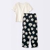 Girls' 2pc Short Sleeve Printed Pajama Set - Cat & Jack™ - 2 of 4