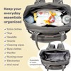 RUVALINO Large Diaper Bag Backpack, Multifunction Travel Maternity Baby Changing Bags - 2 of 4
